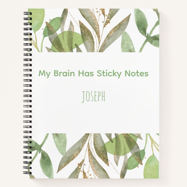 Kids Funny Notebooks with Spiral Hardcover (Front)