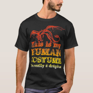 Kids Funny This Is My Human Costume I'm Really A T-Shirt