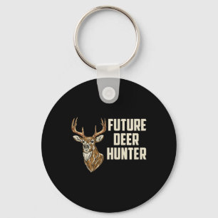 Kids Future Deer Hunter Daddy's Hunting Buddy Todd Keychain