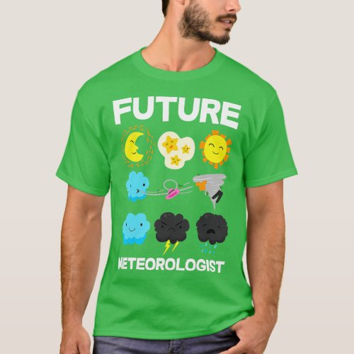 Kids Future Meteorologist Weather Forecast  T_Shirt