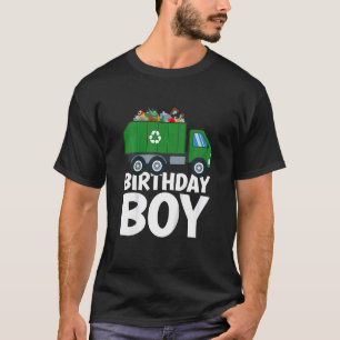 Kids Garbage Truck Toddler Trash Truck Birthday Bo T-Shirt