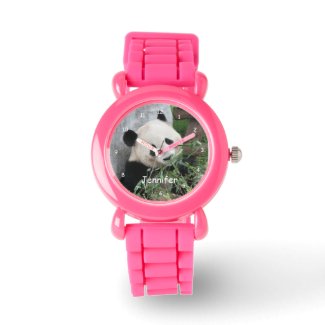 Kids Giant Panda, Pink Strap Wrist