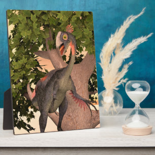 Kids Gigantoraptor Dinosaur Adventure Art Plaque