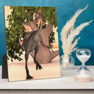 Kids Gigantoraptor Dinosaur Adventure Art Plaque