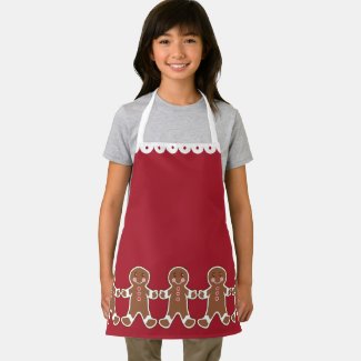 Kids Gingerbread Apron 