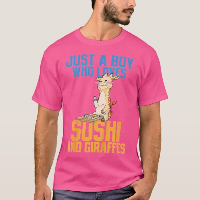 Kids Giraffe Anime Gift T-Shirt (Front)