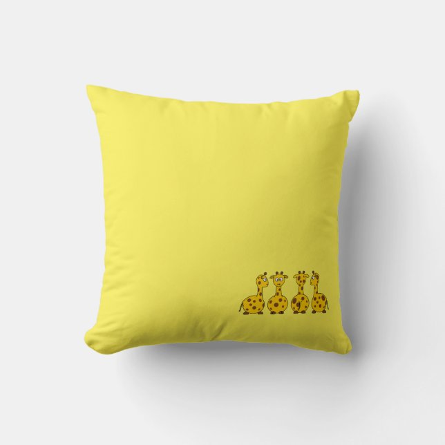 Kids Giraffe Pillow (Front)