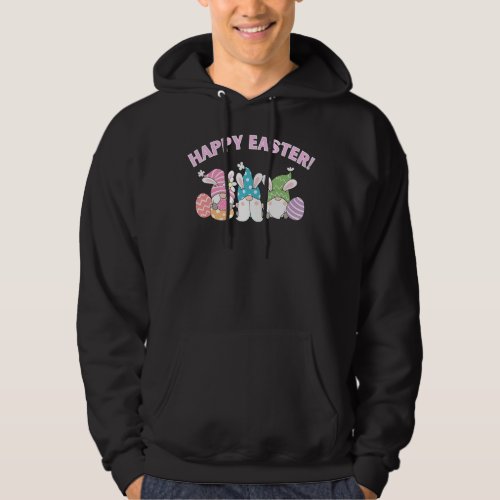 Kids Gnome Easter Outfit Easter Basket Egg Hunting Hoodie