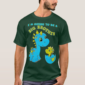 Kids Going to be a Big Brother  Dinosaur  T-Shirt