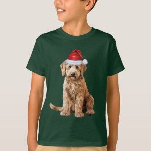 Kids Goldendoodle Dog Lover Funny Christmas T-Shirt