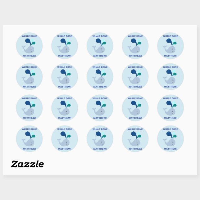 great job sticker for kids, Zazzle