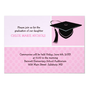 Elementary School Graduation Invitations 8