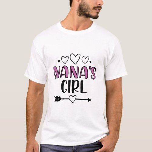 Kids Granddaughter Nanas Girl T_Shirt