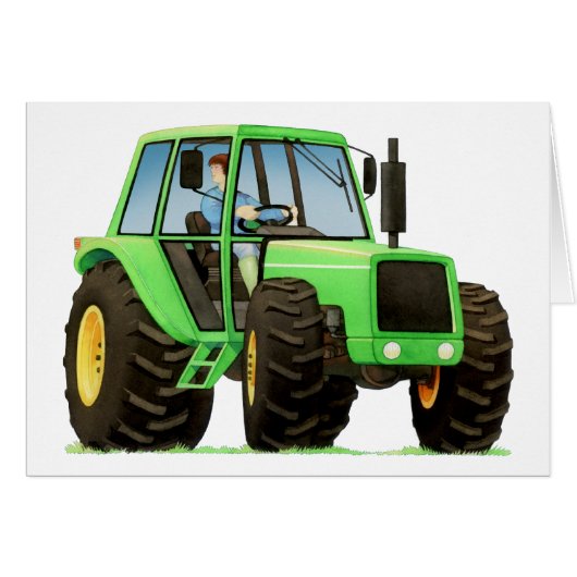 Kid's Green Tractor (Front Horizontal)