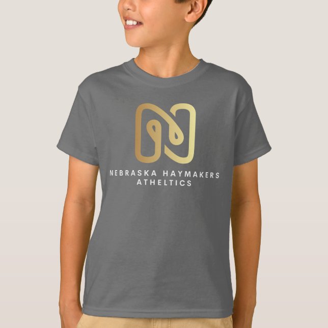 Kids Grey T- Shirt (Front)