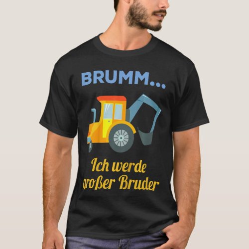 Kids Grosser Bruder Digger Ich Werde Groe Bruder  T_Shirt