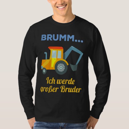 Kids Grosser Bruder Digger Ich Werde Groe Bruder  T_Shirt