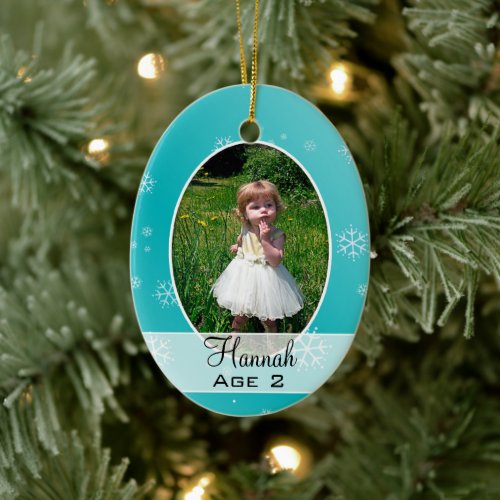 Kids Growing Up Multi_Photo Christmas Ornament