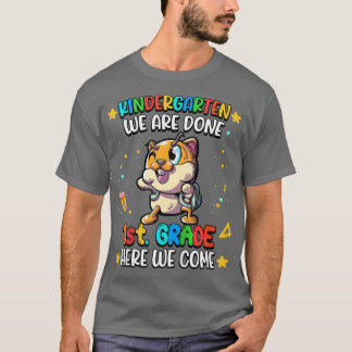 Kids Guinea Pig Kindergarten We Done 1st Grade Her T-Shirt