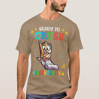 Kids Guinea Pig Ready To Crush Kindergarten  T-Shirt