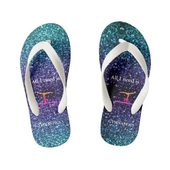 KIDS GYMNASTICS FLIP FLOPS GYMNAST SANDALS Zazzle