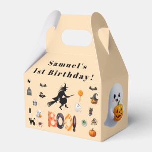 Kids' Halloween Birthday Favor Boxes
