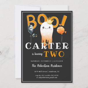 Kids Halloween Birthday Party Invitation