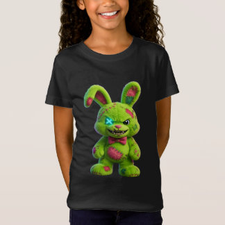 Kids' Halloween Bunny T-Shirt Kawaii Plush Zombie