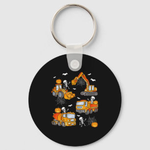 Kids Halloween Construction Trucks Costume Toddler Keychain