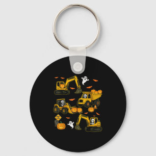 Kids Halloween Construction Trucks Costume Toddler Keychain