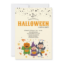Kids Halloween Costume Party Invitation