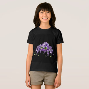 Kids Halloween Crystal Spider T-Shirt Tri-Blend Shirt