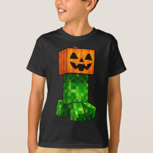 Kids Halloween Gamer Xel Jack O Lantern Pumpkin Bo T-Shirt