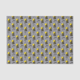 Kids Halloween Haunted House Gray Flying Bats Tissue Paper