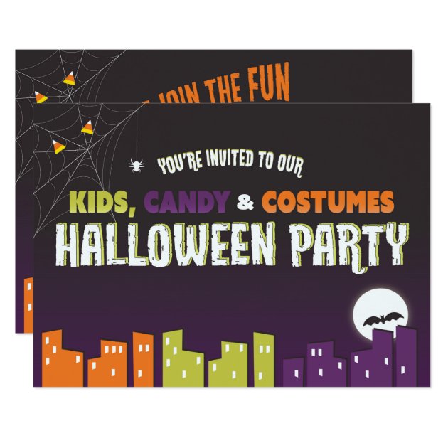 Kids Halloween Invitation (personalize)
