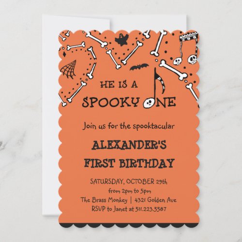 kids halloween invitations invitations spooky one