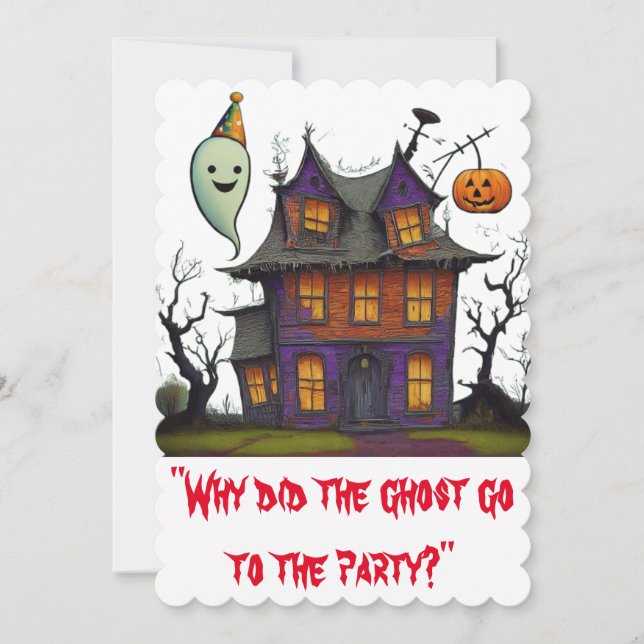Kid's Halloween party Invitation (Front)