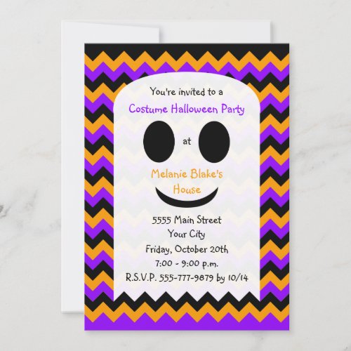 Kids Halloween Party Invitation