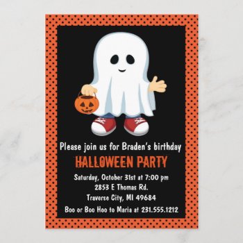 Kids Halloween Party Invitation by AnnounceIt at Zazzle