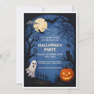 Kids Halloween Party Invitation