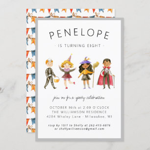 Kids Halloween Party Invitation