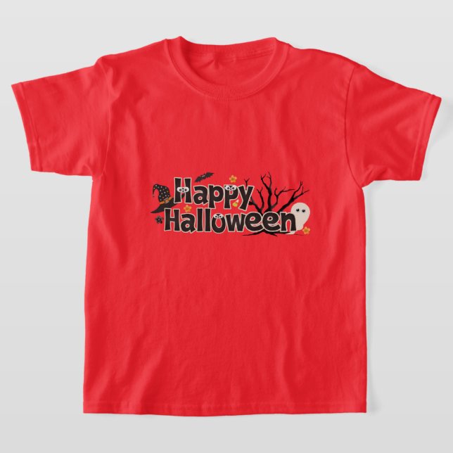 Kids Halloween Shirt (Laydown)
