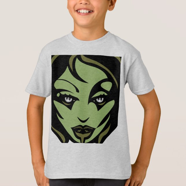 Kid's Halloween Shirt Costume Zombie Sweatshirt (Front)