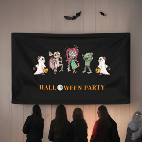 Kids halloween spooky  banner