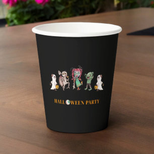 Kids halloween spooky Paper Plate Cups