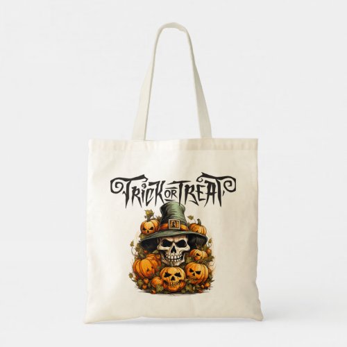 Kids Halloween Trick or Treat  Tote Bag