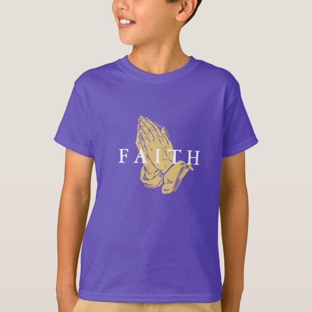 Kids Hands of Prayer T-Shirt (Front)