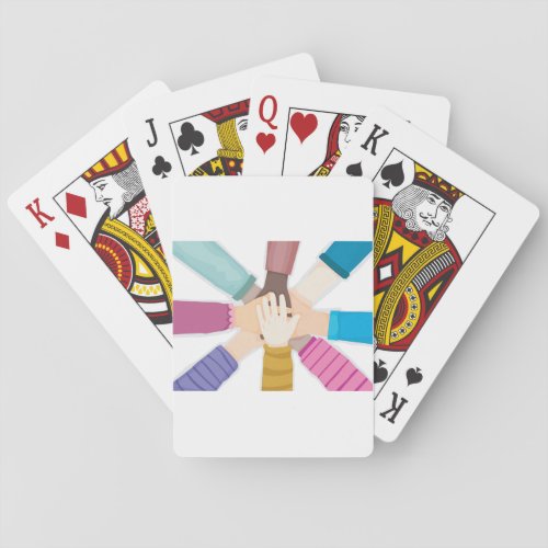 Kids Hands Playing Cards