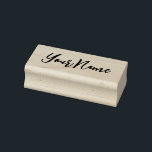 Kids Handwritten Custom Name script Rubber Stamp<br><div class="desc">Kids Handwritten Custom Name script</div>