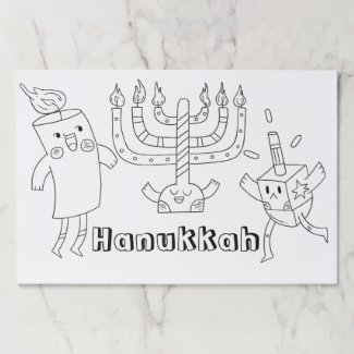 Kids Hanukkah Coloring 
